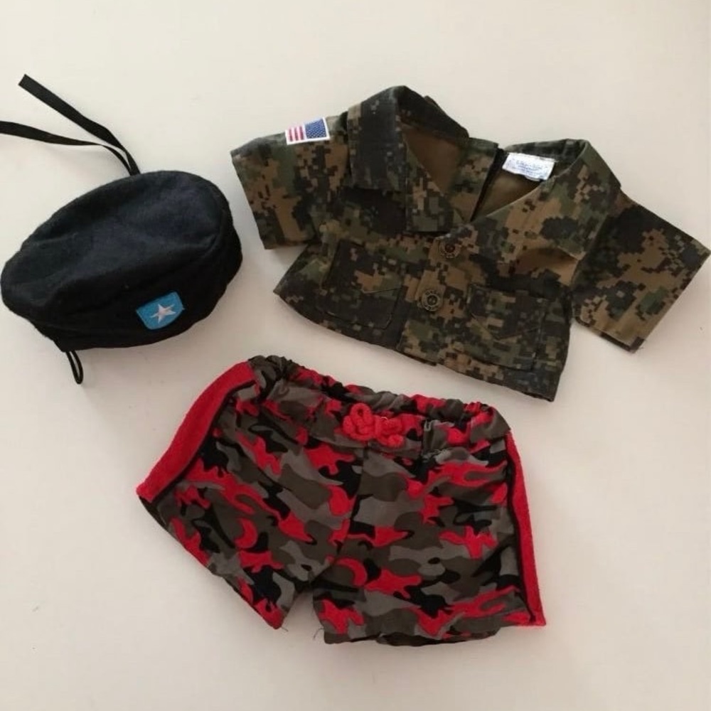 Build A Bear Military Camouflage Clothes and Accessories